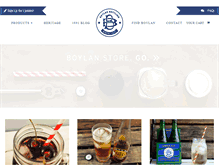 Tablet Screenshot of boylanbottling.com